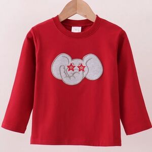 Abby&Evie AL Crimson Tide Red Elephant Star Kids Shirt